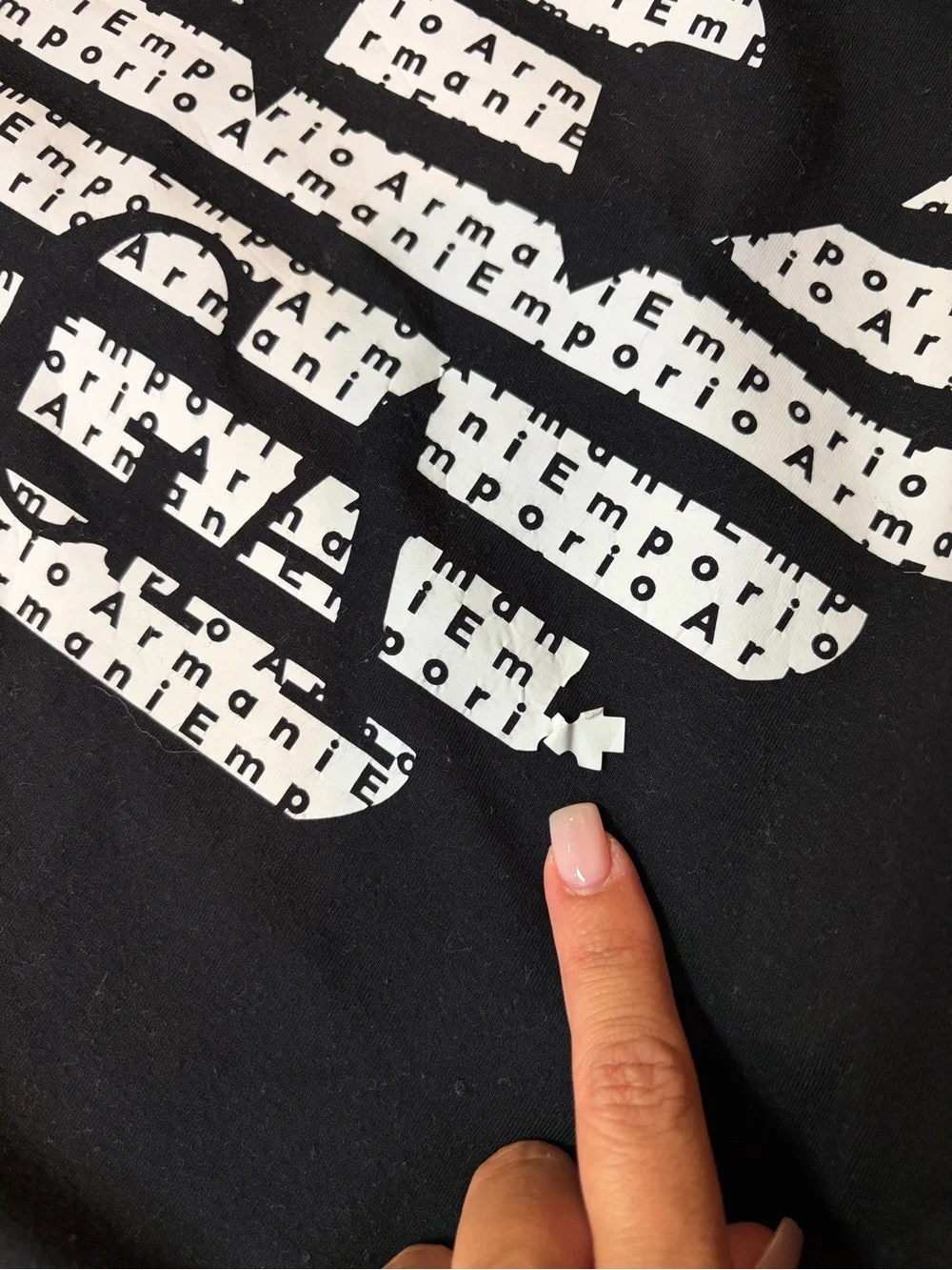 Emporio Armani Black Crewneck